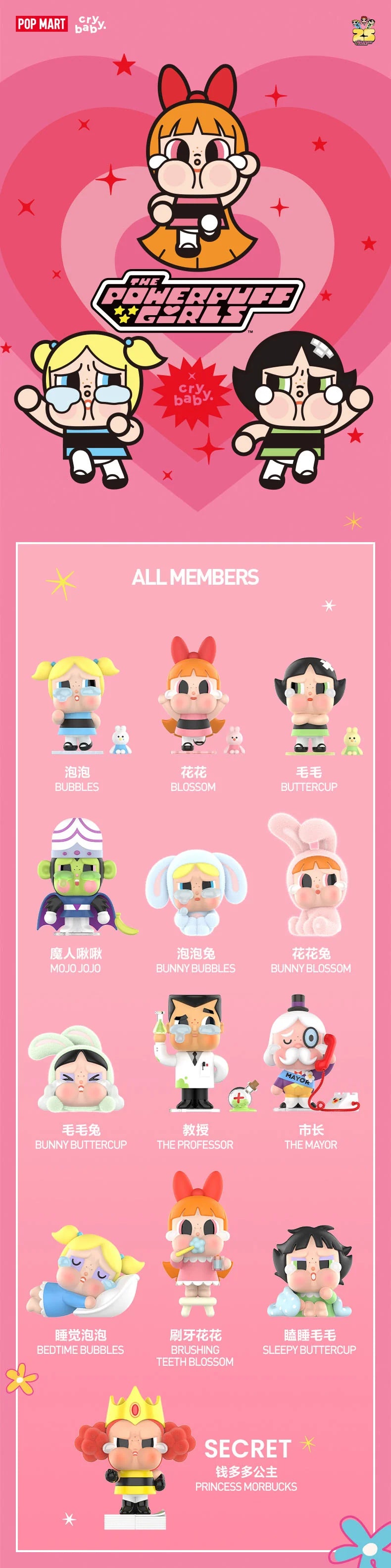Crybaby Powerpuff Girls-----Figure